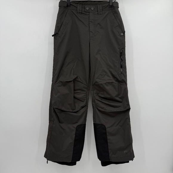 Rei Pants Boy Medium Gray Snow Insulated Fleeced Lined Waterproof Outdoor - Picture 1 of 16